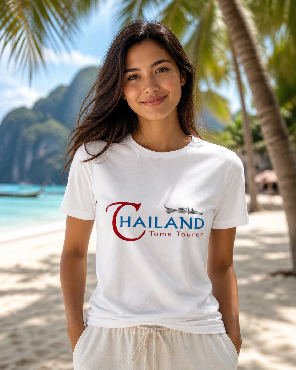 Lockeres Damen-T-Shirt