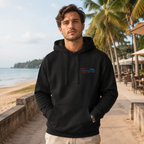 Unisex Premium-Hoodie mit gestickten Logo