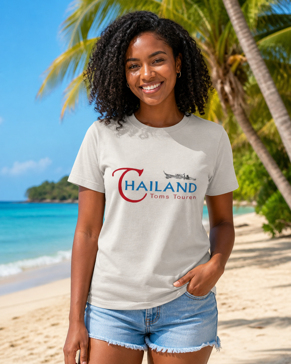 Lockeres Damen-T-Shirt