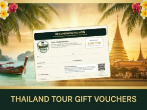 Toms Thailandtouren – Tourgutschein (Grafik)